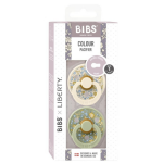 BIBS: Smoczek uspokajający kauczuk Hevea LIBERTY COLOUR ELOISE SAGE S 2-PACK