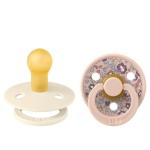 BIBS: Smoczek uspokajający kauczuk Hevea LIBERTY COLOUR ELOISE BLUSH S 2-PACK - obrazek 2