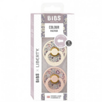 BIBS: Smoczek uspokajający kauczuk Hevea LIBERTY COLOUR ELOISE BLUSH S 2-PACK