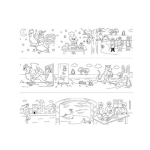 COLORESCA: Kolorowanka w rolce Bajki i legendy 30m 3+ - obrazek 2