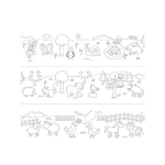 COLORESCA: Kolorowanka w rolce Zwierzęta 30m 3+ - obrazek 2