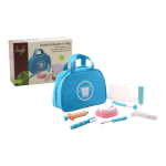 JOUECO: drewniany zestaw MAŁEGO DENTYSTY z torbą - obrazek 2