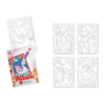 SABBIARELLI Album do kolorowania magicznym piaskiem Magiczny Świat 5l+ - obrazek 3