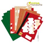 Avenue Mandarine: zestaw artystyczny Bożonarodzeniowe papierowe ozdoby 3D - obrazek 3