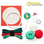 Avenue Mandarine: zestaw artystyczny Łapacz Snów z Pomponami - obrazek 2