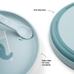 Done by Deer: talerzyk dla dziecka Foodie Elphee Blue - obrazek 3