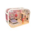 JOUECO: domek dla lalek SYPIALNIA