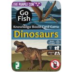 The Purple Cow: podróżna gra karciana Kwartet - Go Fish Dinozaury
