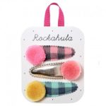 Rockahula Kids: 3 spinki do włosów Happy Days Pom Pom