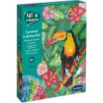 SentoSphere: Obraz z diamentami Tukan 8+