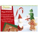 Avenue Mandarine: zestaw artystyczny Bożonarodzeniowe papierowe ozdoby 3D