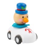 Small Foot: Świąteczny samochód typu pull-back / BAŁWANEK