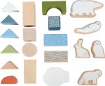 SMALL FOOT: drewniane klocki Arctic - obrazek 4