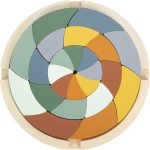 SMALL FOOT: drewniana układanka Montessori 3+ - obrazek 5