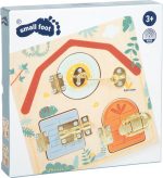 SMALL FOOT: drewniana tablica do ćwiczeń motorycznych SAFARI - obrazek 3