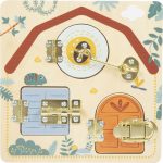 SMALL FOOT: drewniana tablica do ćwiczeń motorycznych SAFARI - obrazek 7