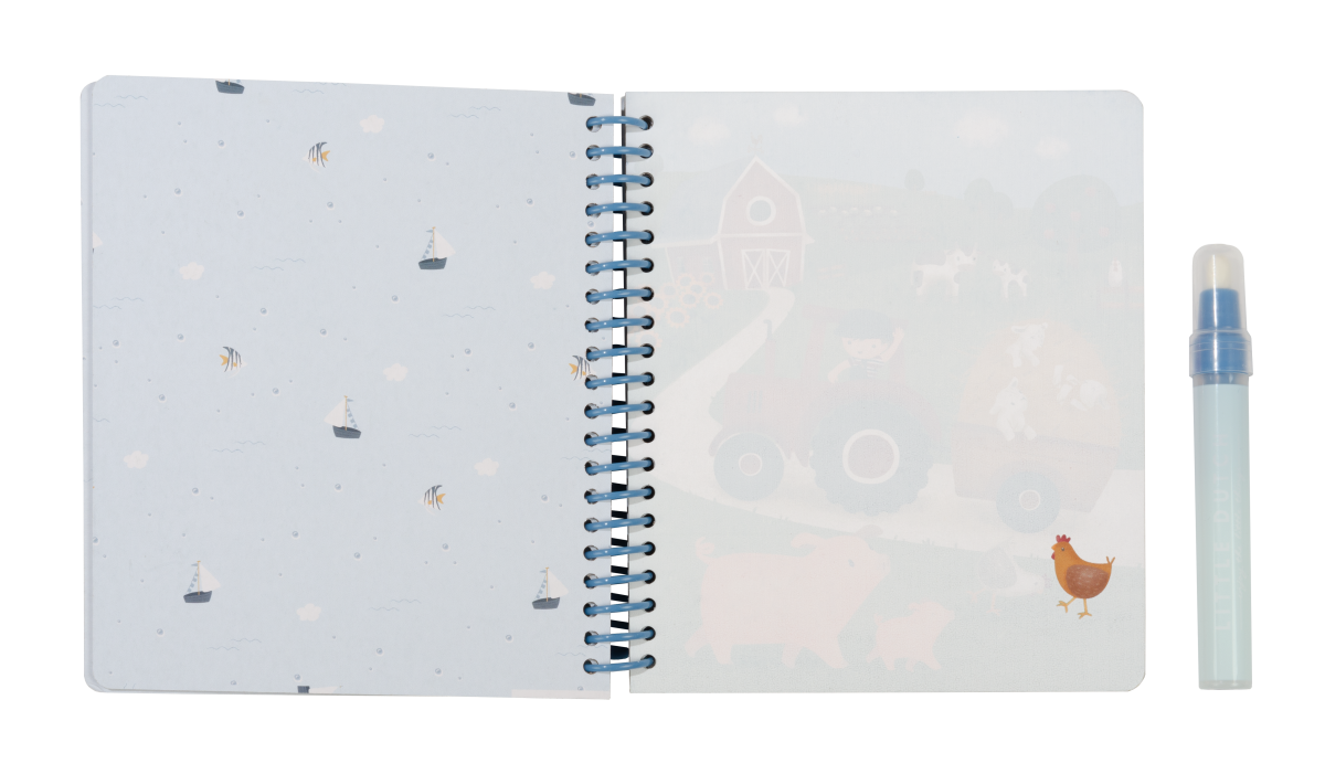 125469_LD_BT_WATER_MAGIC_JIM_AND_FRIENDS_OPEN Little Dutch: kolorowanka wodna Jim & friends - obrazek 3