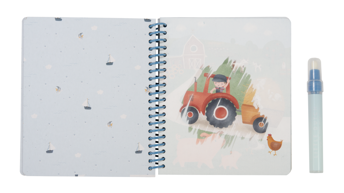 125469_LD_BT_WATER_MAGIC_JIM_AND_FRIENDS_OPEN_WET Little Dutch: kolorowanka wodna Jim & friends - obrazek 2