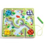Djeco: Magnetyczny drewniany labirynt FrogyMaze 3+ - obrazek 2