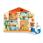 Djeco: Zabawka manualna domek CABANALOCK 3+ - obrazek 6