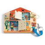 Djeco: Zabawka manualna domek CABANALOCK 3+ - obrazek 2