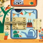 Djeco: Zabawka manualna domek CABANALOCK 3+ - obrazek 4