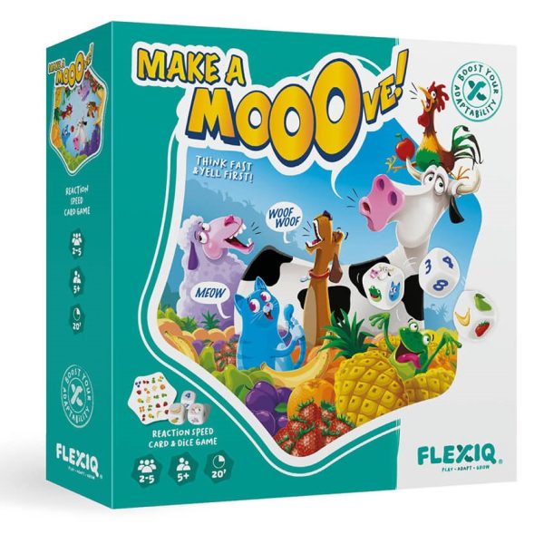 FLEXIQ: gra w karty i kości Make a Mooove! 5+