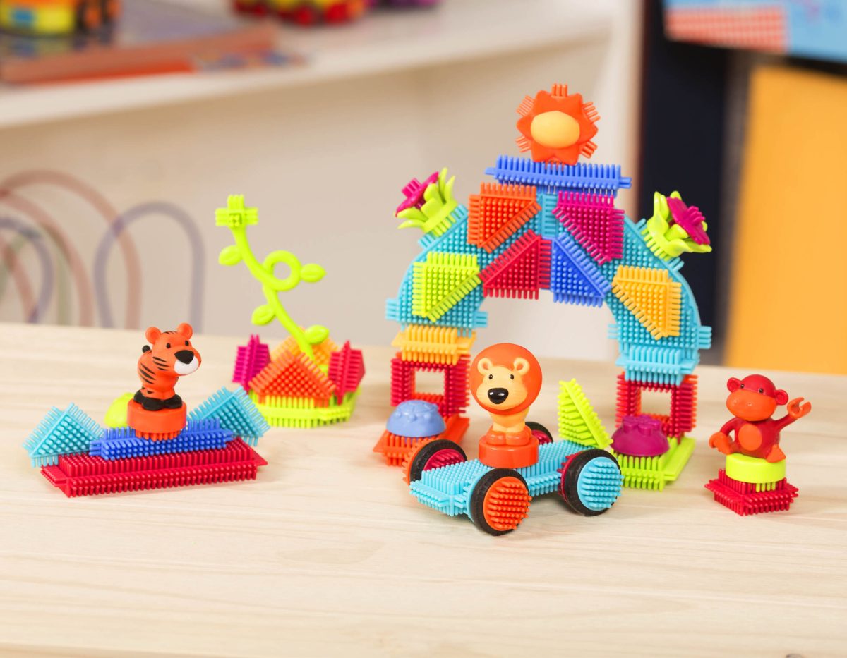 BRISTLE BLOCKS: Jungle Adventures – KLOCKI JEŻYKI – zestaw DŻUNGLA – 54 el. - obrazek 5