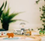 BIGJIGS: zestaw KOLEJKA z leśnymi zwierzętami - obrazek 4