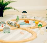 BIGJIGS: zestaw KOLEJKA z leśnymi zwierzętami - obrazek 2