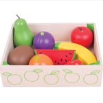 BIGJIGS: drewniane owoce w skrzynce