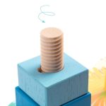 Djeco: Drewniana układanka sorter zwierzątka MULTI STACK 18m+ - obrazek 2