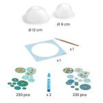 Djeco: ZESTAW kreatywny PAPIEROWE MISECZKI NIEBIESKIE 7+ - obrazek 3