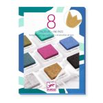Djeco: Zestaw 8 poduszeczek z tuszami do stempli - CHIC