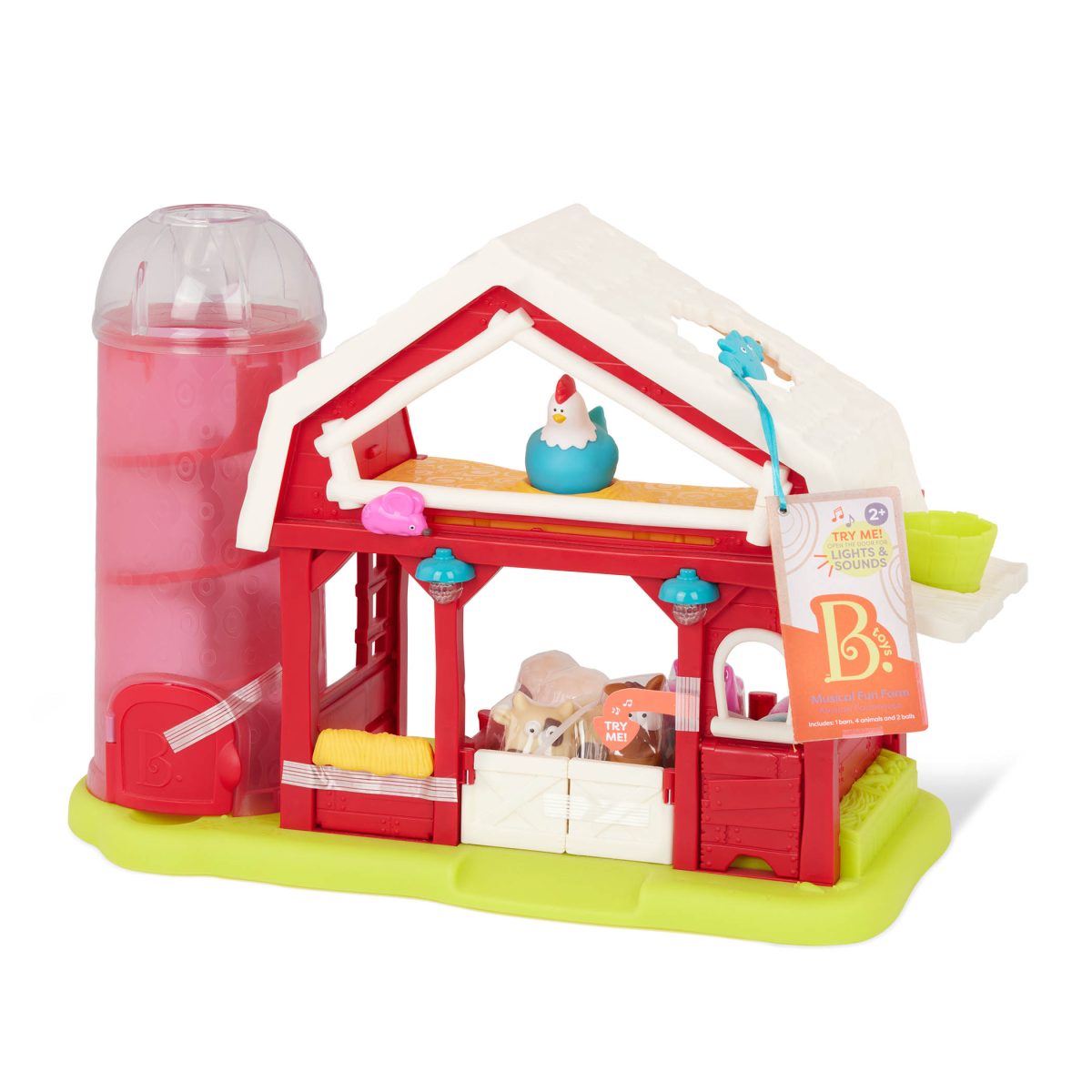 B.TOYS: Musical Fun Farm – muzyczna ZAGRODA z odgłosami zwierząt / WERSJA MNIEJSZA - obrazek 1
