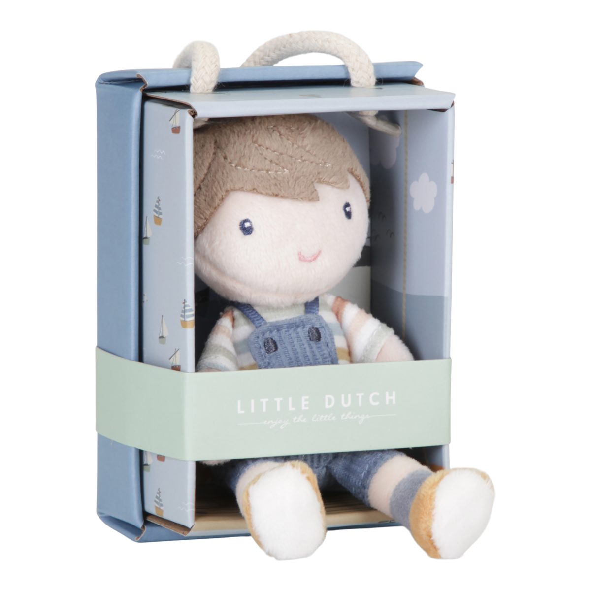 LD4559 Cuddle doll Jim 10 cm_3 Little Dutch: lalka chłopiec Jim 10 cm - obrazek 3