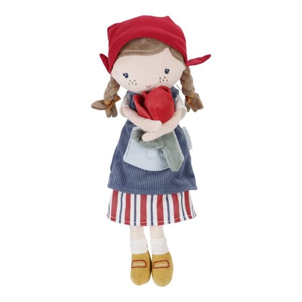 Little Dutch: miękka lalka dziewczynka farmerka Rosa 35 cm