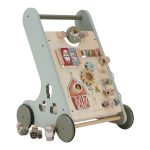 Little Dutch: drewniany chodzik pchacz edukacyjny Little Farm - obrazek 4