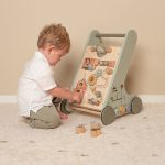 Little Dutch: drewniany chodzik pchacz edukacyjny Little Farm - obrazek 2