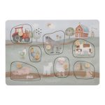 Little Dutch: puzzle dźwiękowe Little Farm