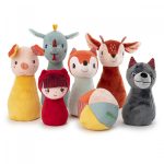 Lilliputiens: kręgle z piłką z dzwoneczkiem Las