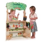 Tender Leaf Toys: Dwustronny drewniany sklepik i teatrzyk - obrazek 3