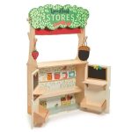 Tender Leaf Toys: Dwustronny drewniany sklepik i teatrzyk