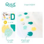 QUUT: przyssawki antypoślizgowe do wanny meduzy Grippi Jellyfish Minty Yellow - obrazek 3