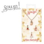 Souza! naszyjnik z 4 świątecznymi wisiorkami