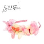 Souza! opaska z kwiatami i motylami Lilyanne