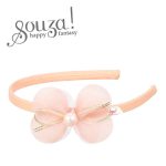 Souza! opaska z kwiatem i perłą jasnoróżowa Lotus