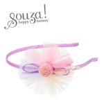 Souza! opaska z tiulową rozetką i mini-pomponem Roxi