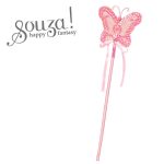 Souza! magiczna różdżka z motylem jasnoróżowa Lucine