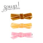 Souza! spinki do włosów aksamitne kokardki Larisse 3 szt.